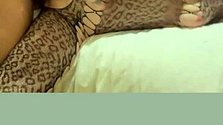 blonde milf chokes on cock in lingerie homemade