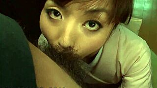 AWESOME JAPANESE TEEN MARiKA 18+ BLOWS DEEP HANDJOPS JIZZ P0V