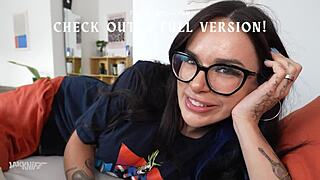 sharing a bed with big-titty goth girls effy cutie and natasha noel unleashes wild moans and rides