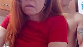 hot milf in kitchen sexy clothes i fuck her hard!