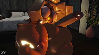 god her pigy tits bounce wild during monster cock deepthroat blowjob