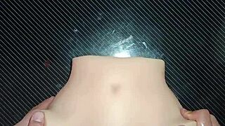 hey check candy's double penetration creampie ass gaping closeup homemade fuck doll