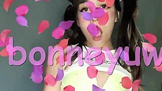 Bonneyuwu Shares 10:49 of Cute Pigtails Photos and Rosa Video