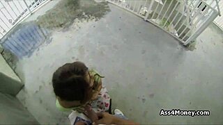 curious what happens when a broke latina teen flashes in the mall parking lot