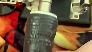 boobunny takes every inch of that massive black cock deep inside