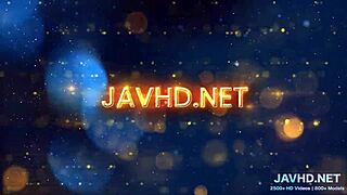 naughty japanese babe teases hard nipples in high def jav boob fest vol 50