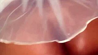 beautiful brunette brunetteflower1's huge ass oiled up for hard anal pounding