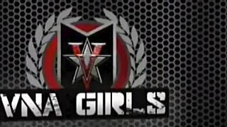 veronica vain's big natural tits bounce as monster cock gaps her hairy pussy