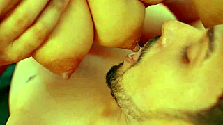 a sexy slim wife dives into hardcore pounding from her eager husband outdoors