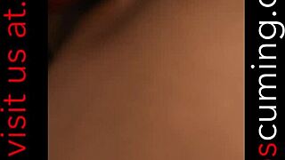 black mama milf's swollen ebony pussy gets licked and ridden hard