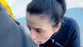 at -10 degrees sucking his huge cock feels amazing as hot cum floods my tongue and i swallow every bit