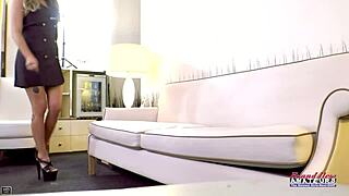 petite busty gypsy pamela morrison spreads shaved pussy and slurps big cock