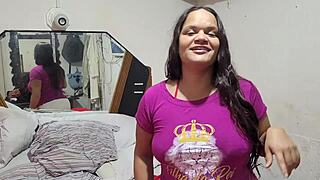 paty’s big ass tanning teases hairy beaver