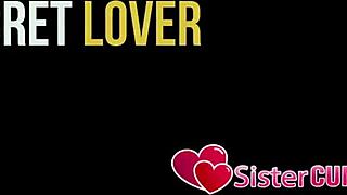 messy stepsister whore rides cock hard with natural tits bouncing during slutty fuck on sistercums com