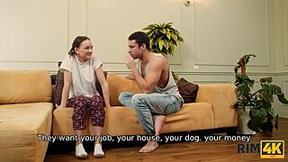 Russian Teen Mistress Rims Ass in Heels and Stockings Fetish