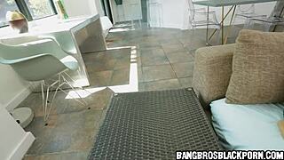 super tiny 18yo black ghetto teen sucks giant bbc with small tits bouncing wildly