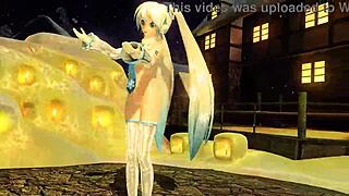 Damn hatsune miku snowman mod got me hard her big tits n ass nude full snow goddess vibe