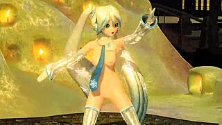 Damn hatsune miku snowman mod got me hard her big tits n ass nude full snow goddess vibe