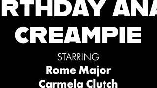 carmella clutch gags on rome majors' bbc then begs for jizz