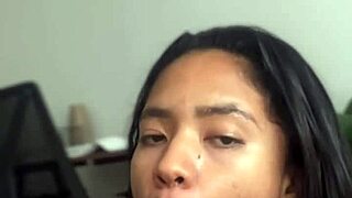 wanna see this cute brazilian teen deepthroat bbc then swallow every sloppy drop? amateur couple facial finish