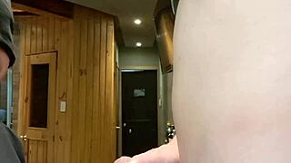 roommate blows me swallows all cum in dorm liquid lunch