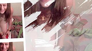 Finally Sitting Down With Skinny Tattooed Brunette Sarafina Homemade Interview Girl Next Door POV