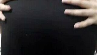 hey doña mary get naked in bedroom after hubby leaves