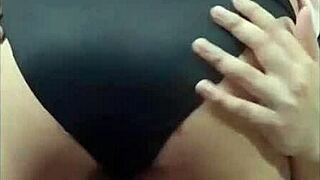 hey doña mary get naked in bedroom after hubby leaves