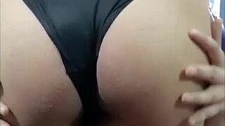 hey doña mary get naked in bedroom after hubby leaves