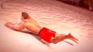 😍 redhead beach beauty goes topless with thug vibes! piercings shining 🔥