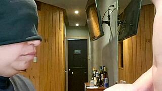 roommate blows me swallows all cum in dorm liquid lunch