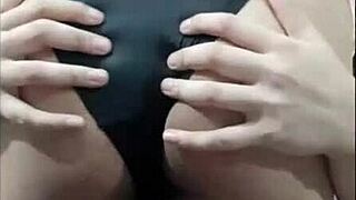 hey doña mary get naked in bedroom after hubby leaves