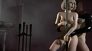 Futa cock ashley covered in cum gets doggystyle fucked by horny fetish villager