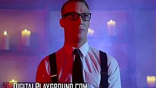 Detective cucked hard by nasty Misha Cross riding Nick Moreno wildly