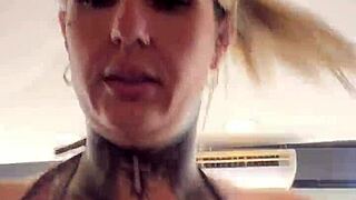 gym squats on cock workout challenge