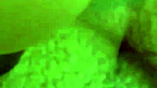 Milf wakes to hot cum dripping on lingerie ass cheeks