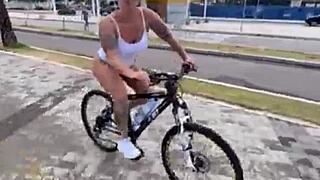 Ever seen Cassiana Costa ride cock with anal plug in?