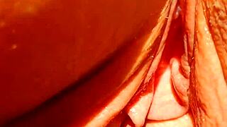 wanna see this mature cougar spread her huge wet shaved pussy lips wide open???