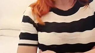 guy pops girlfriend's ass cherry first time creampie