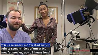 Curly nurse miss mars turns patients into screaming guinea pigs in latex hospital play