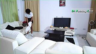 Amateur African Teen Fucked Hard by Doctor in Hospital