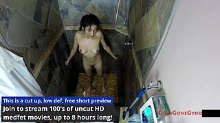 Curly nurse miss mars turns patients into screaming guinea pigs in latex hospital play