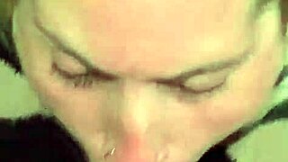 Blonde latina tattoo slut begs for monster cock cumshots straight into her mouth and facial