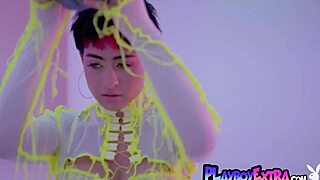 wanna watch nude latina teen mia valentine strip and dj her big natural tits?