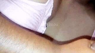 Indian Step Mom's Handjob Makes Son Explode Cum