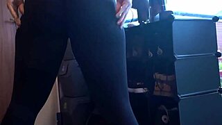 i couldn't resist riding that cock as frustrated big butt stepsis for creampie workout