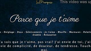 French Solo Female Masturbates Sensually to Huge Orgasm with Dirty Talk