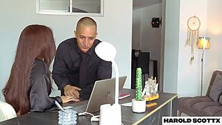 fukkin my slutty boss pantyhose n heels fetish damn