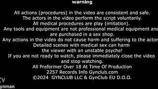 Intense Gyno EXAM for Horny Patient by Kinky DOCTOR in Hospital