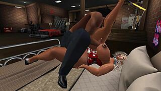 Wanna see this big tits shemale ride massive black cock?